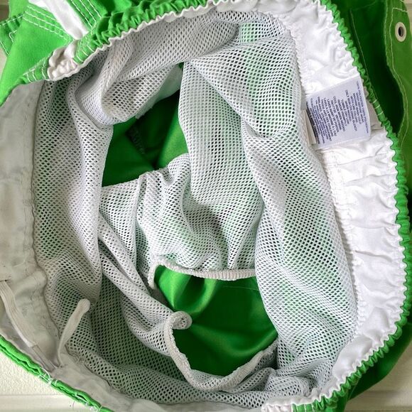 Cherokee And Joe Boxer Boy's Green Striped Board Swim Shorts Bundle Small/Medium - Picture 8 of 14